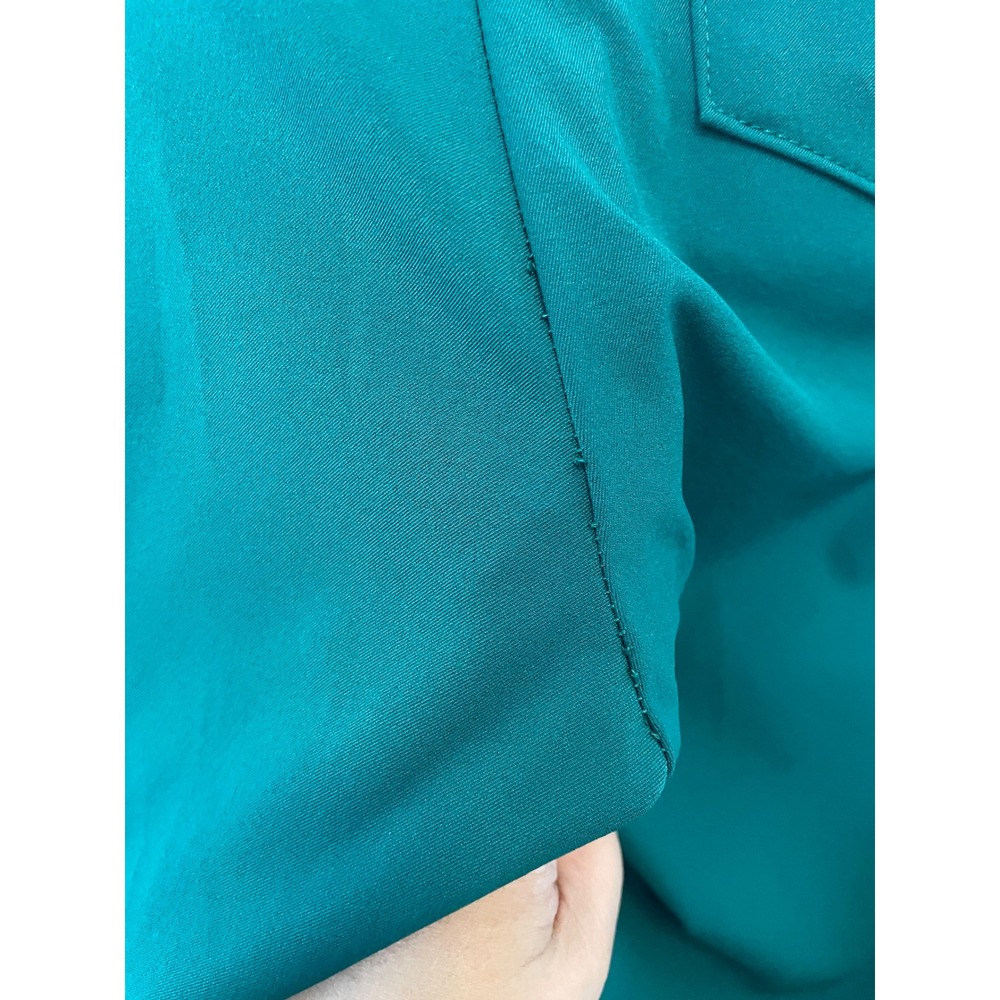Lilly Pulitzer Luxletic Teal Green Pull On Pants 10 Athletic Ankle Resort Sporty - Picture 10 of 10